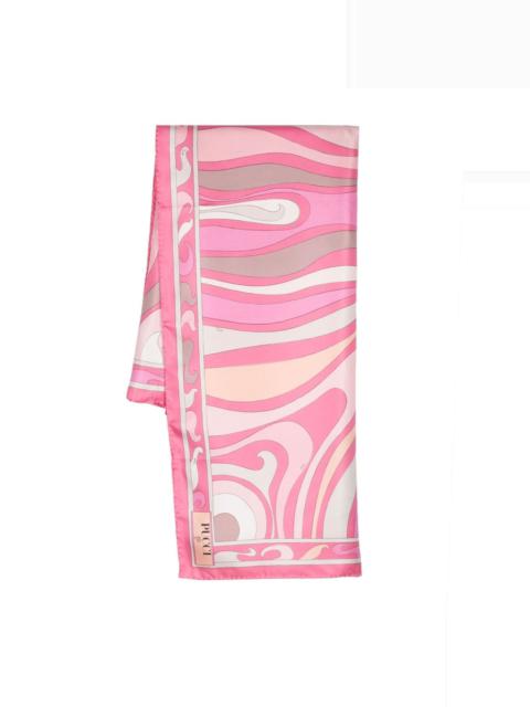 PUCCI Marmo-print silk scarf