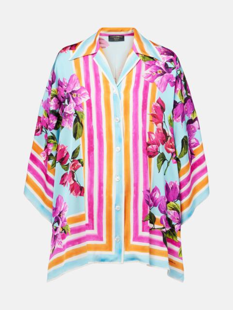 Dolce & Gabbana Printed silk-blend shirt