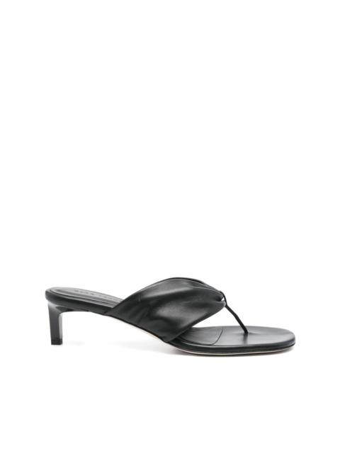 DEAR FRANCES 45mm leather mules