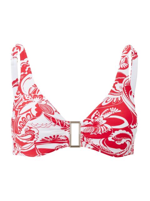MELISSA ODABASH Women's High Summer Bel Air Underwire Bikini Top - Floral