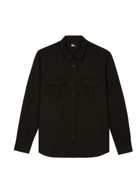 The Kooples BLACK MILANO SHIRT