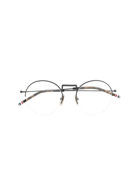 Thom Browne round frame glasses