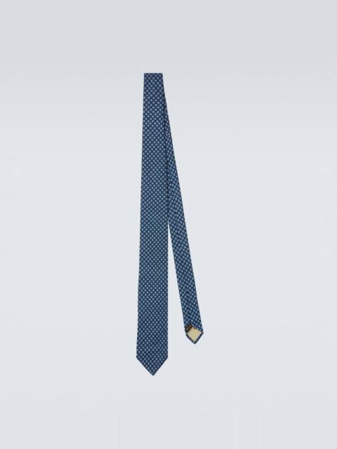 RUBINACCI Printed silk tie