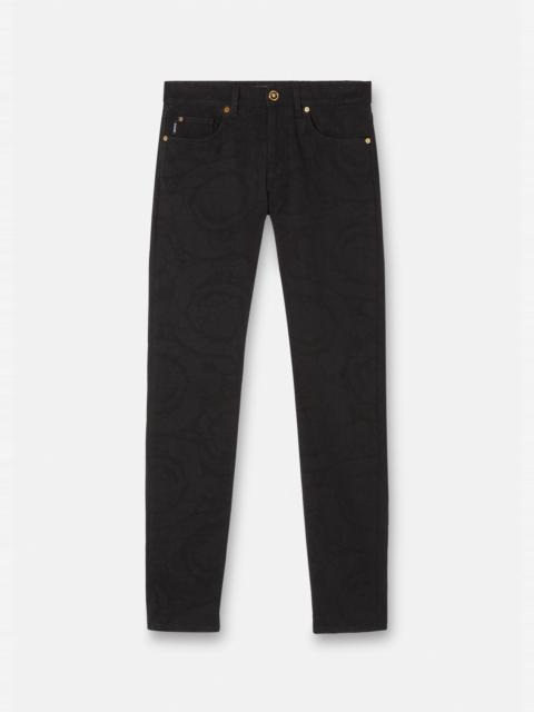 VERSACE Barocco Jacquard Jeans
