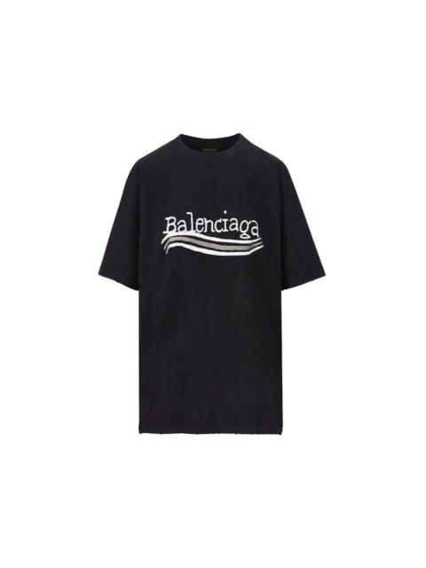 BALENCIAGA Political Campaign layered T-shirt | REVERSIBLE