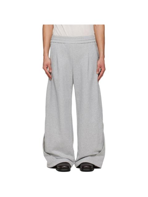 NULLUS Gray Interweaved Sweatpants