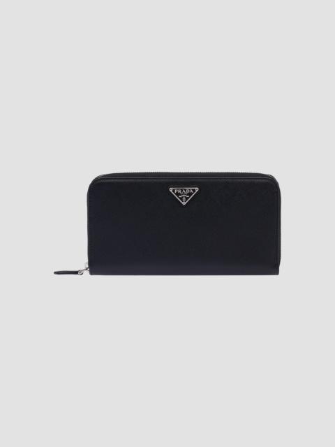 Prada Women's Large Saffiano Leather Wallet - Black