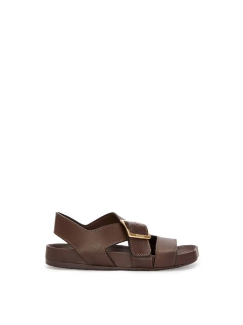 Loewe Ease Buckle sandal in vegetal calfskin