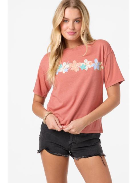 O'Neill Band Of Flowers Easy Tee