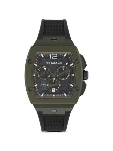 FERRAGAMO F-80 Tonneau Chronograph 41mm watch