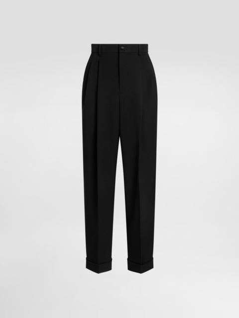 Dolce & Gabbana Wool gabardine trousers