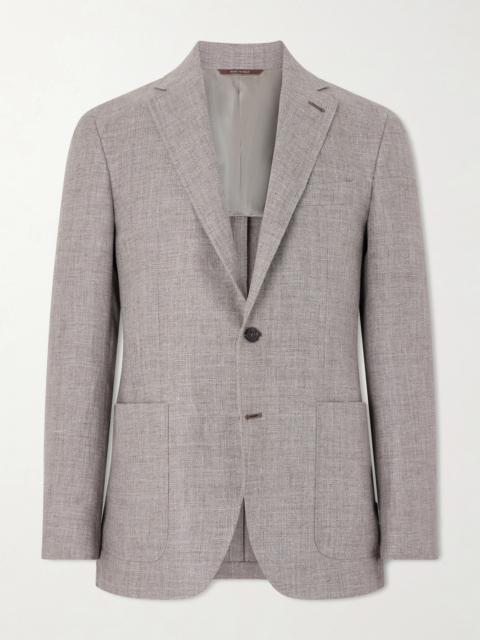 Canali Kei Linen and Wool-Blend Blazer