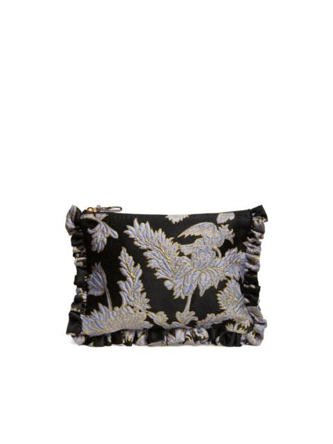 La DoubleJ printed clutch bag