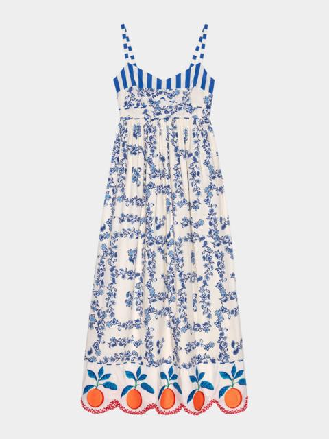 Rails Lexie Printed Cotton Midi Dress