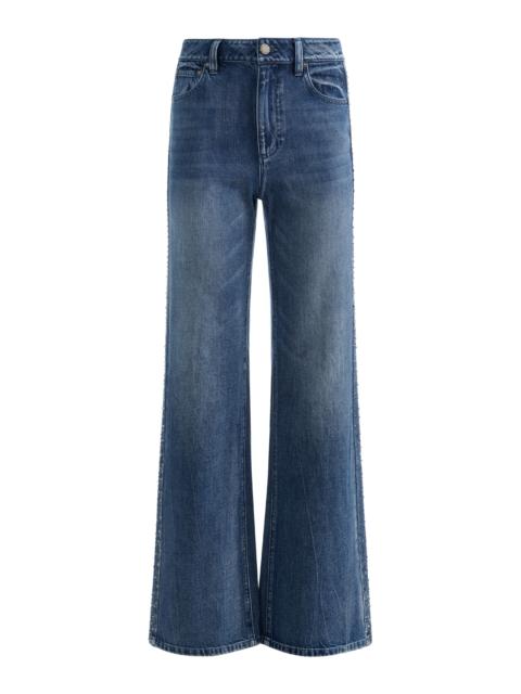 Alice + Olivia CHIC EMBELLISHED JEAN