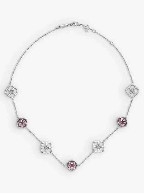 IMPERIALE 18ct white-gold and amethyst necklace