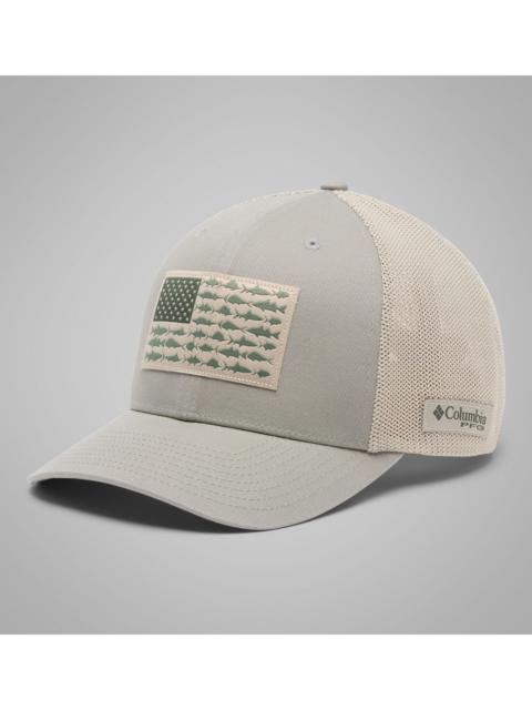 Columbia PFG Fish Flag Mesh Ball Cap