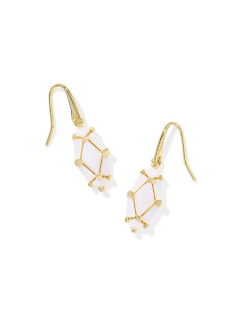 KENDRA SCOTT Lindy Rae Lee Gold Drop Earrings