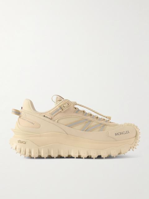 Moncler Trailgrip GTX Leather-Trimmed Canvas Sneakers