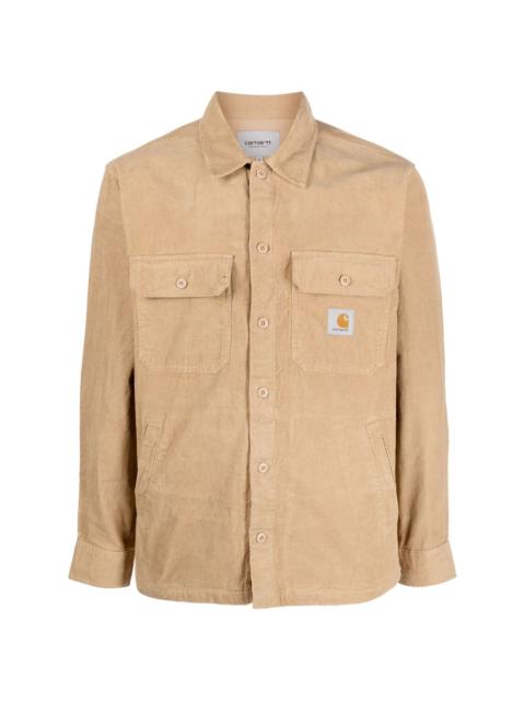 long-sleeve corduroy shirt