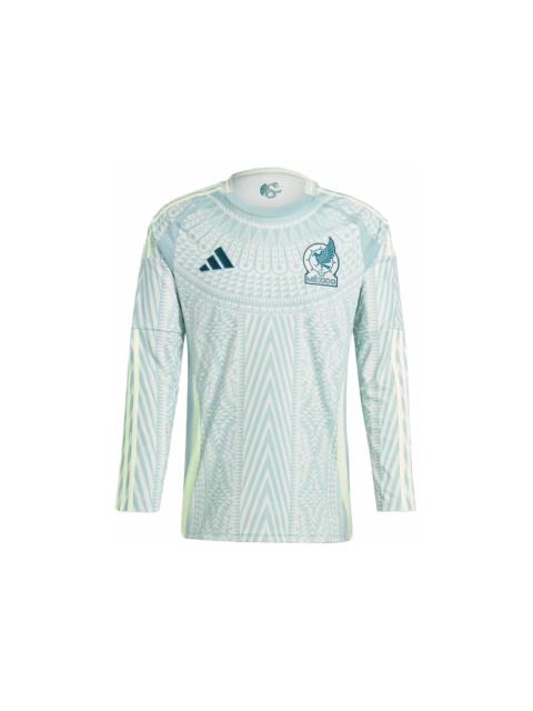 adidas adidas Mexico 24 Long Sleeve Away Jersey Linen Green
