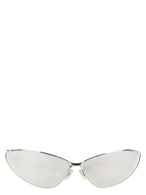 BALENCIAGA Razor Cat Sunglasses Silver