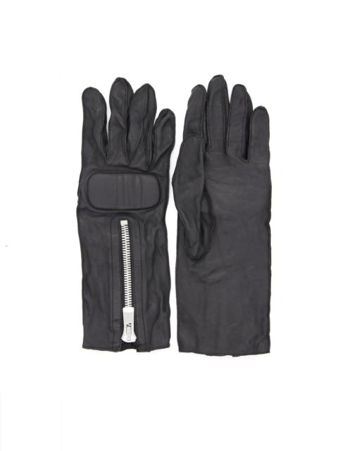 Guidi Full Grain Leather Gloves in Black
