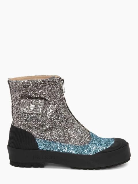 JW Anderson MEN'S DUCK BOOT GLITTER