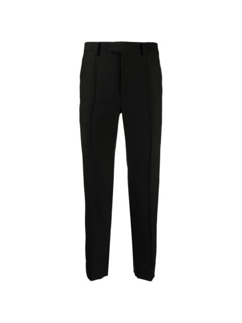 cropped mohair-blend trousers
