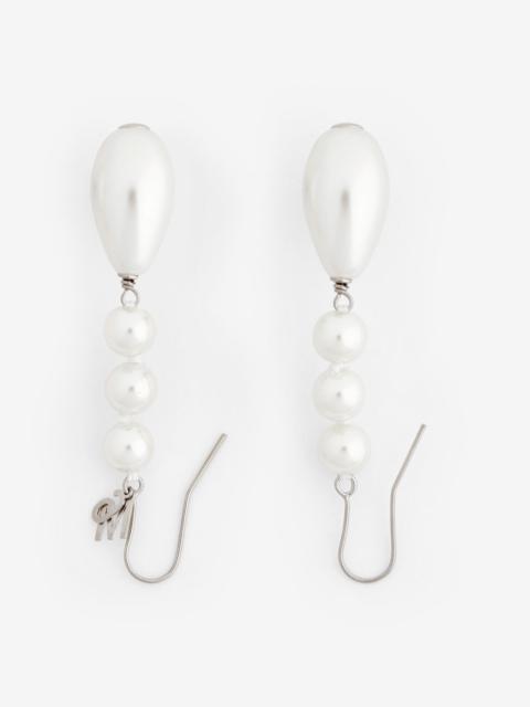 MM6 Maison Margiela Faux pearl earrings