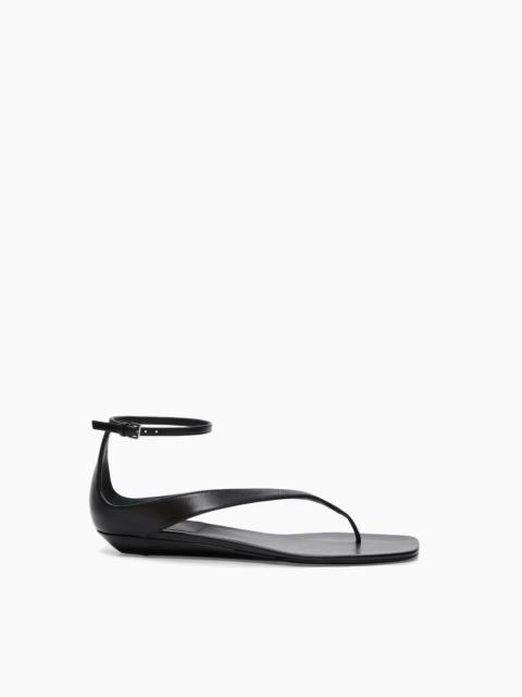 Loulou de Saison Zio Mini Wedge Sandals in Black
