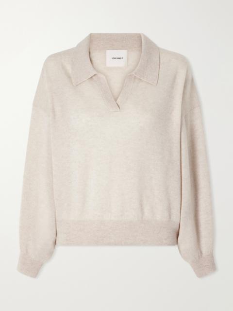 LISA YANG Katriel Cashmere Polo Sweater