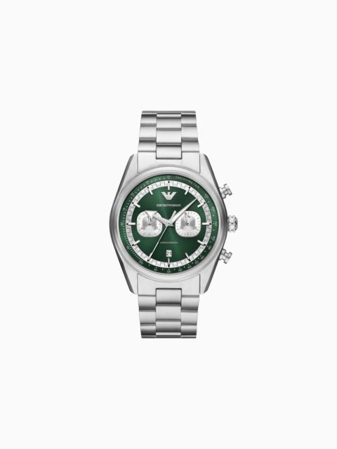 EMPORIO ARMANI CHRONOGRAPH STAINLESS STEEL WATCH