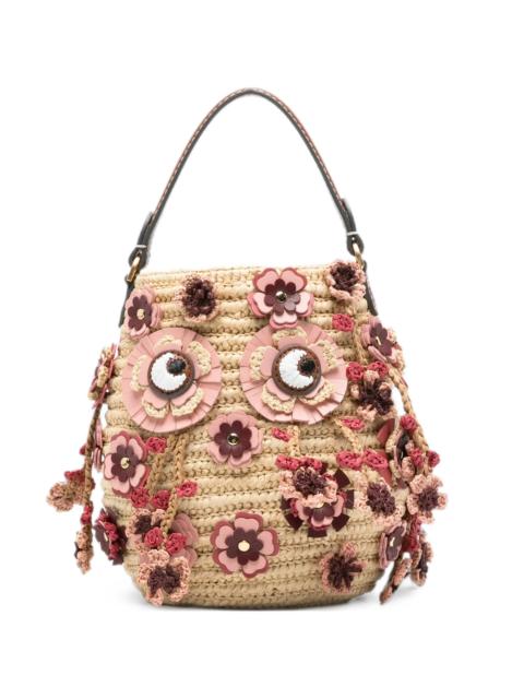 Anya Hindmarch Anya Hindmarch Floral-embellished Mini Bag