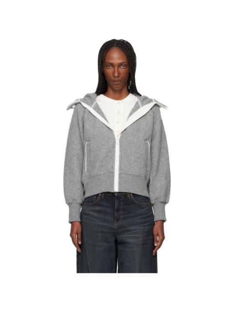 Canada Goose Gray 'White Label' Chilliwack Bomber Jacket