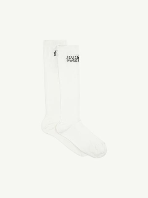 MM6 Maison Margiela Knee-high socks