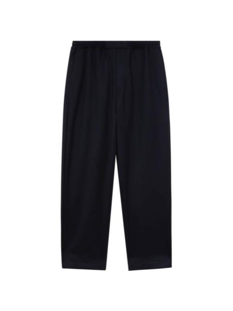 straight-leg tailored trousers