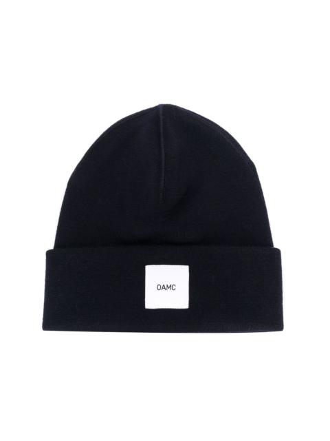 OAMC logo patch beanie