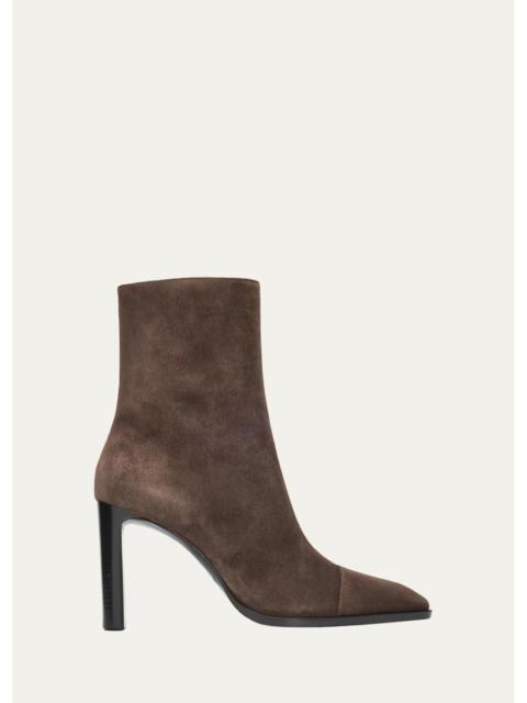 SAINT LAURENT 95mm Venetia Suede Booties