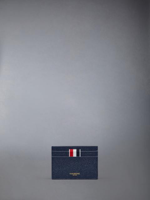 Thom Browne Pebble Grain Leather Single Card Holder