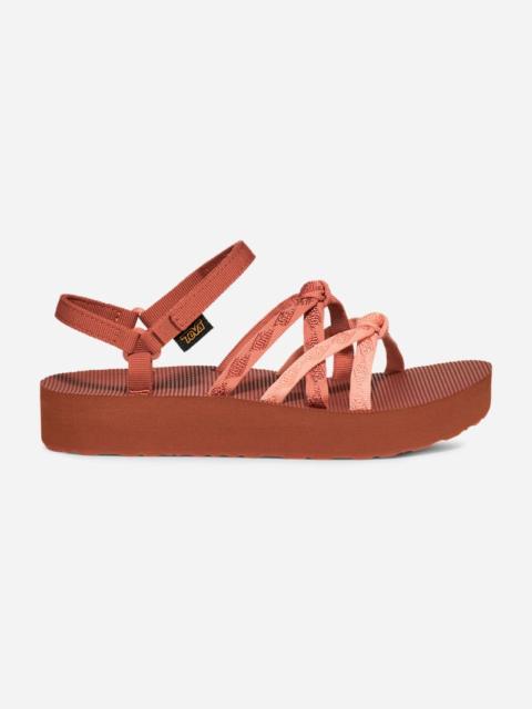 Teva Women's Midform Kena Slim Sandal in Terracotta Multicolor