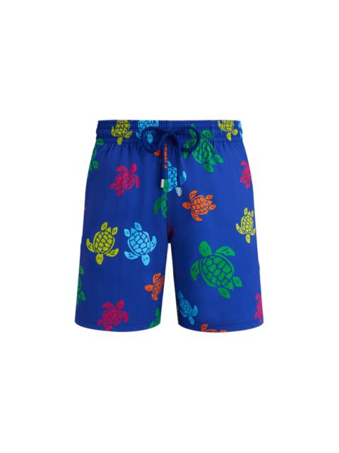 Vilebrequin Men Long Stretch Swim shorts Tortue Multicolore
