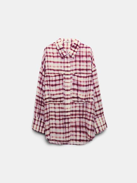 CHECKED STATEMENT blouse