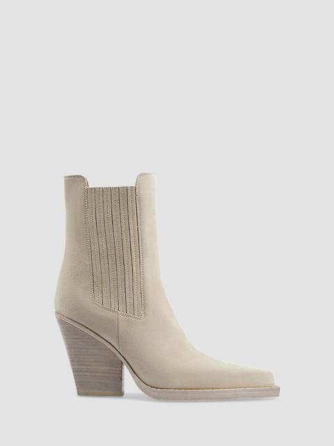 PARIS TEXAS Women's Dallas 100MM Suede Ankle Boots - Angora