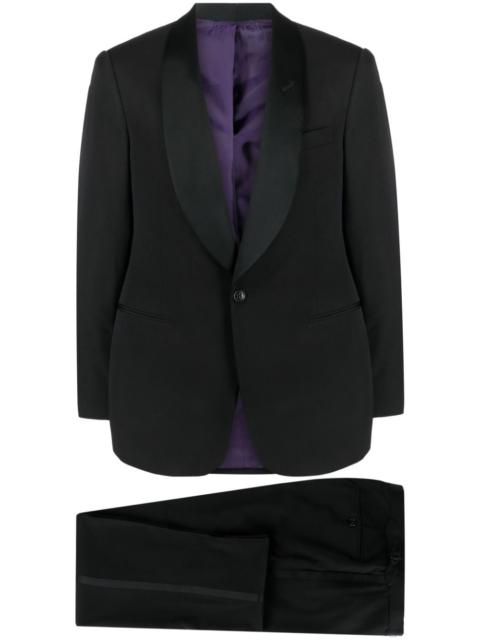 single-breast tuxedo suit