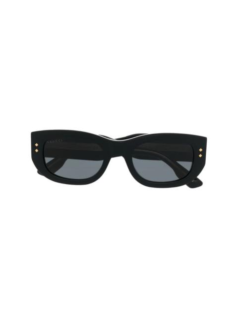 GUCCI rectangle-frame tinted sunglasses