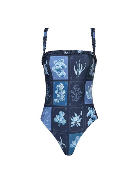 LimÃ³n Algae graphic-print swimsuit