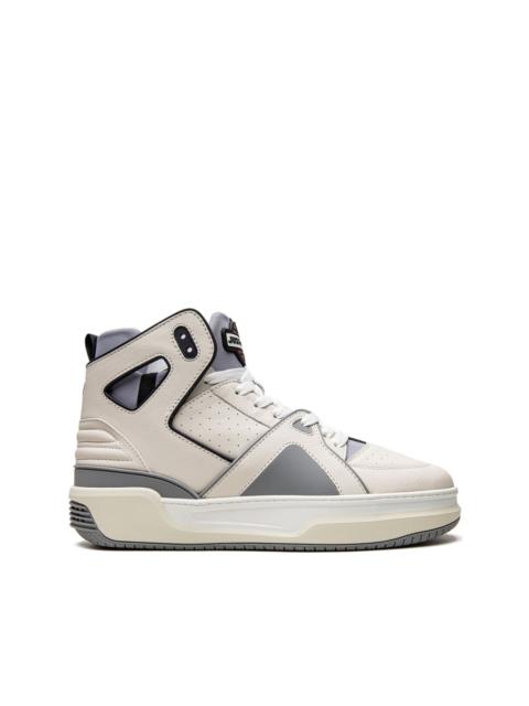 Courtside High leather sneakers