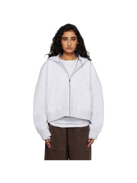 entire studios Gray Eternal Zip Hoodie