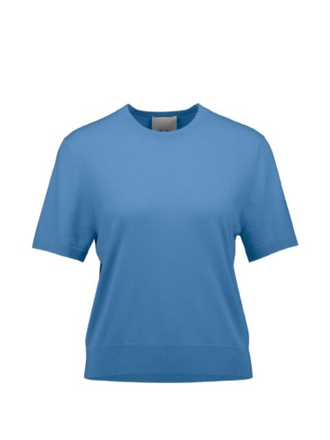 Allude short-sleeve sweater
